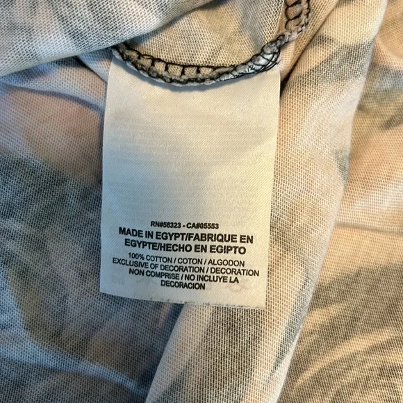 Nike Rose Bush All over print The Nike Tee 100% knit Cotton Size XL - Picture 5 of 5